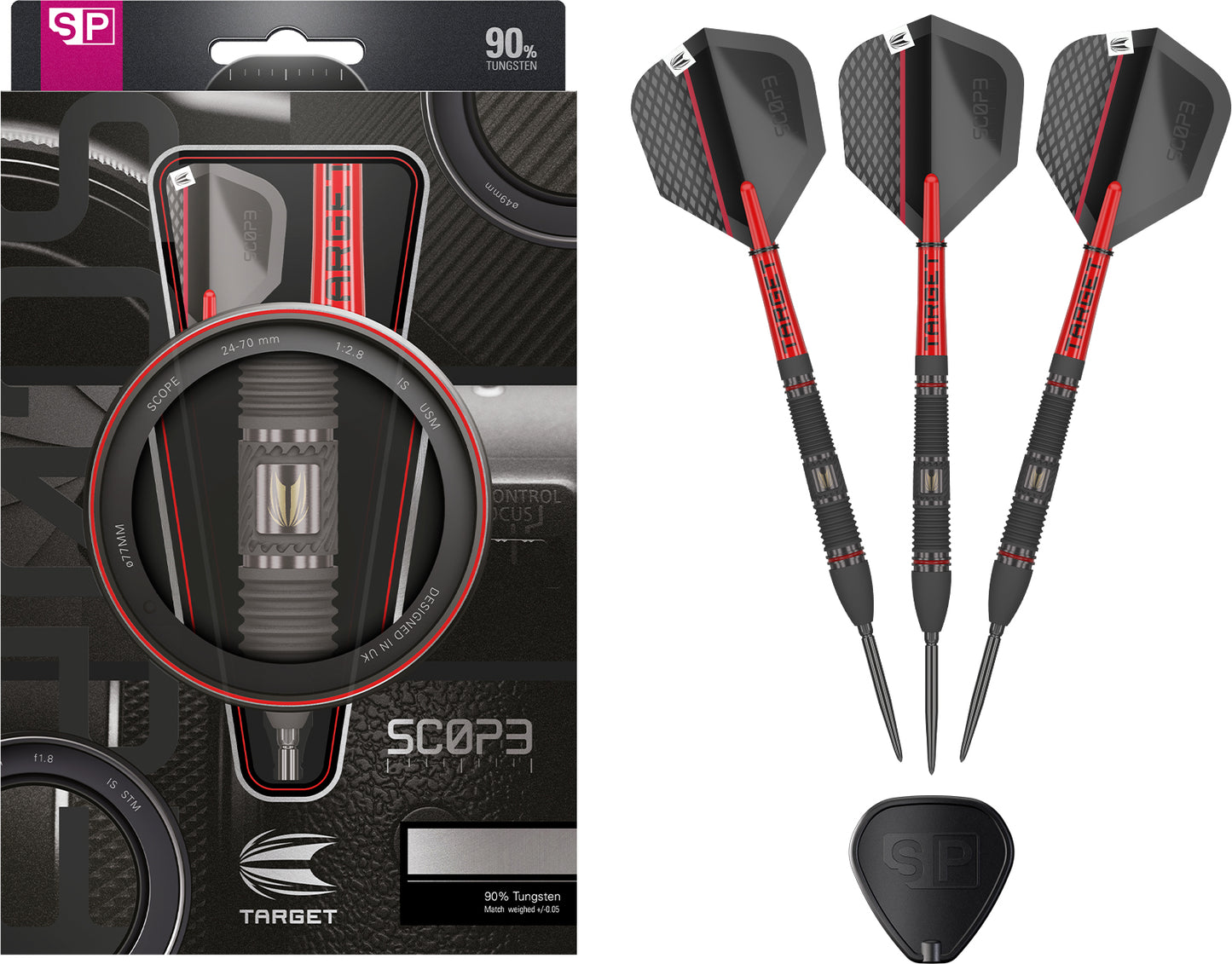 SCOPE 90% 02 SP STEEL TIP 24G DARTS