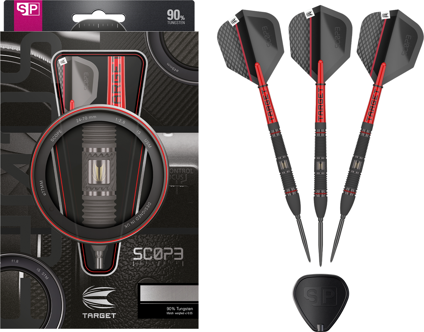 SCOPE 90% 02 SP STEEL TIP 24G DARTS